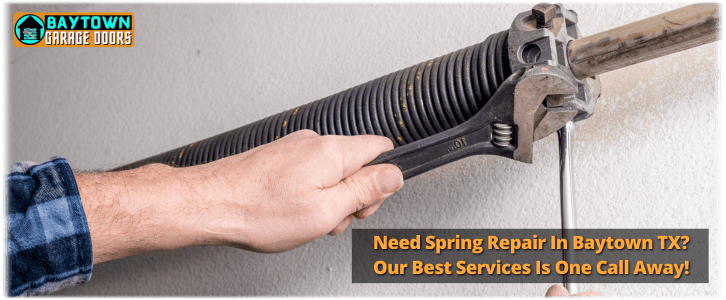 Broken Garage Door Spring Baytown TX